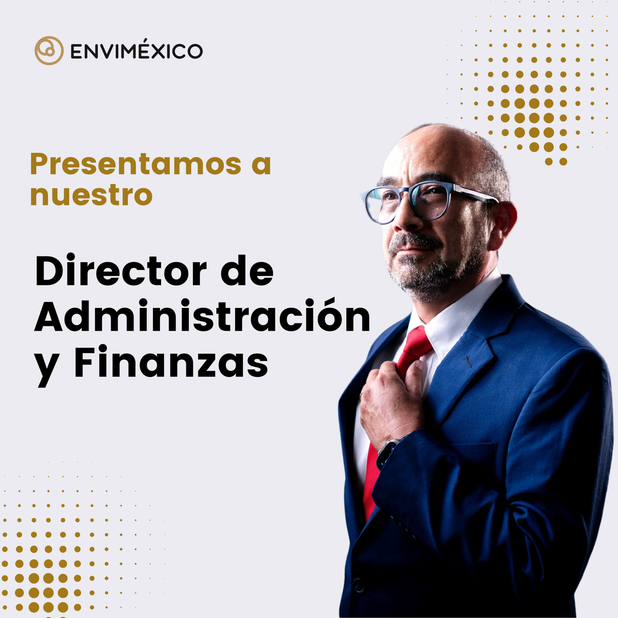 Luis Gómez, Director de Administración y Finanzas